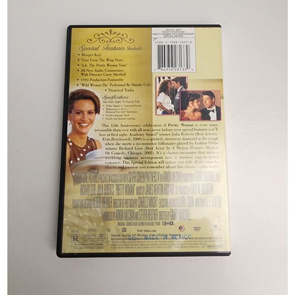 Pretty Woman (DVD, 1990) - Picture 2 of 2